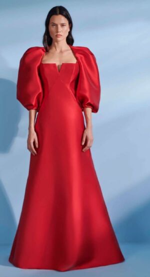 Vestido longo zebeline estruturado Alphorria - Ref 133430 - R$ 1.679,90