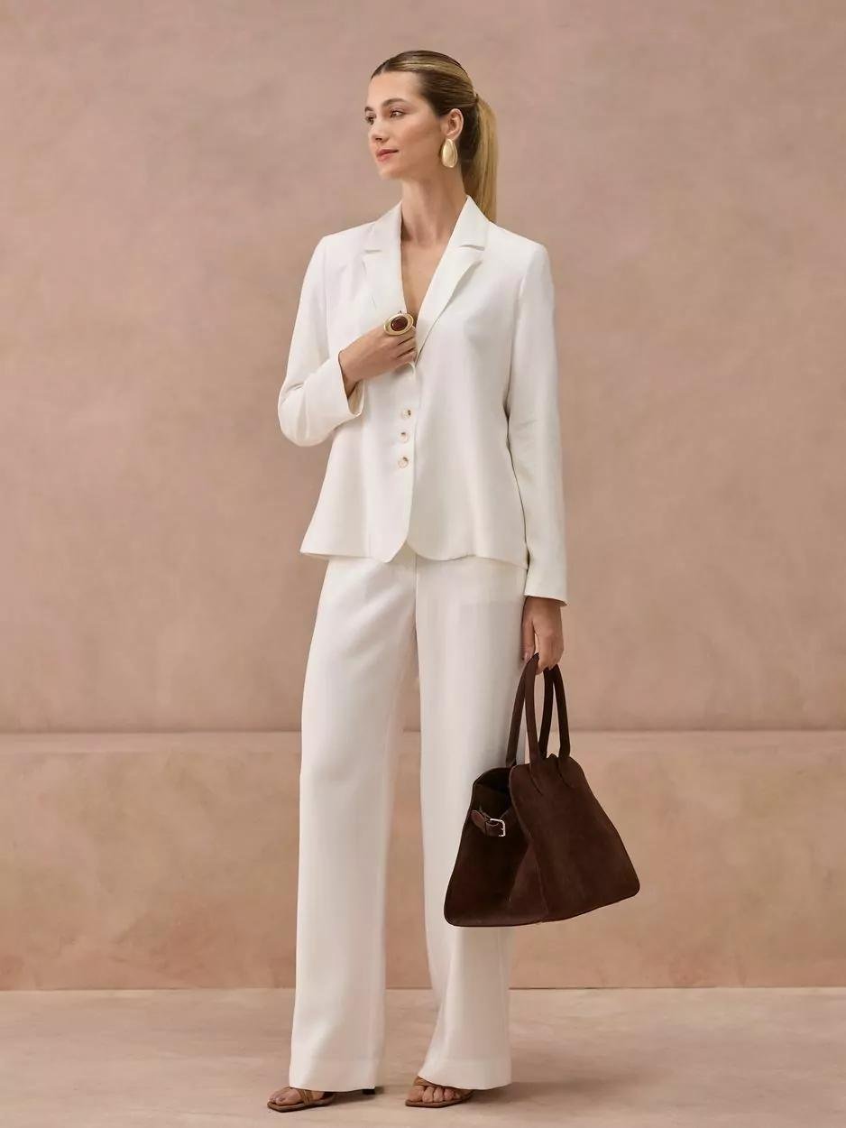 Blazer viscose alfaitaria - ref: 26009 - R$ 499,90 em 6x de R$ 83,31 + Calça viscose alfiataria - ref: 260043 - R$ 279,90 em 6x de R$ 46,65