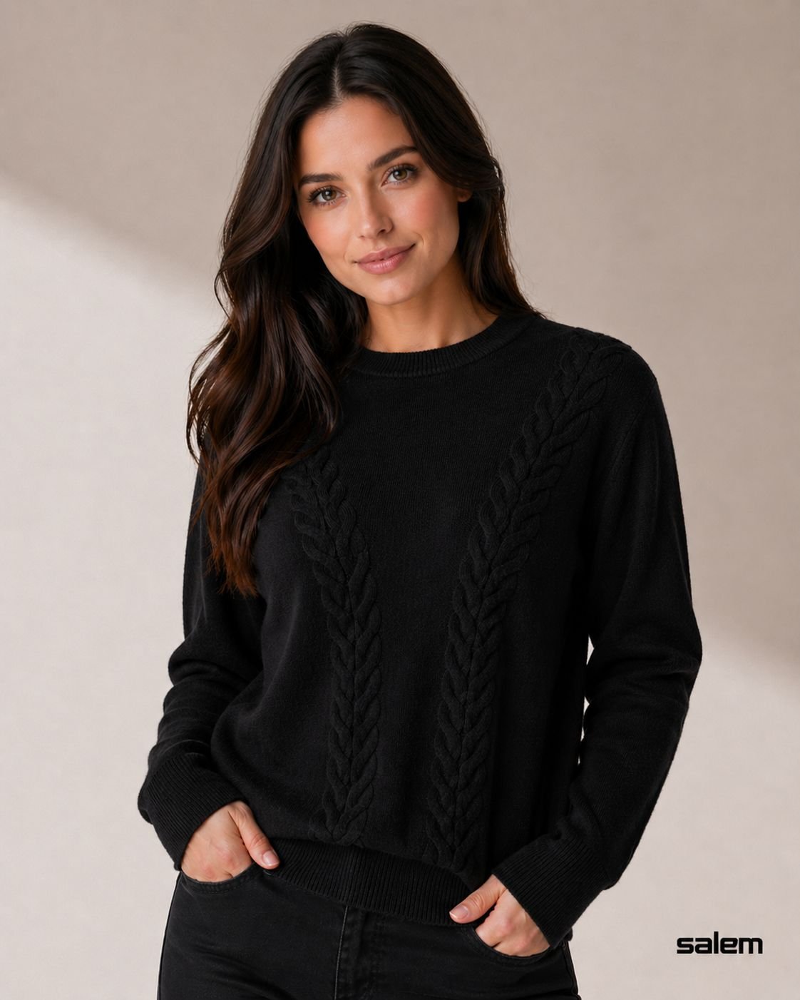 Blusa modal detalhe relevo - ref: 86524 - R$ 229,90 em 6x de R$ 38,32
