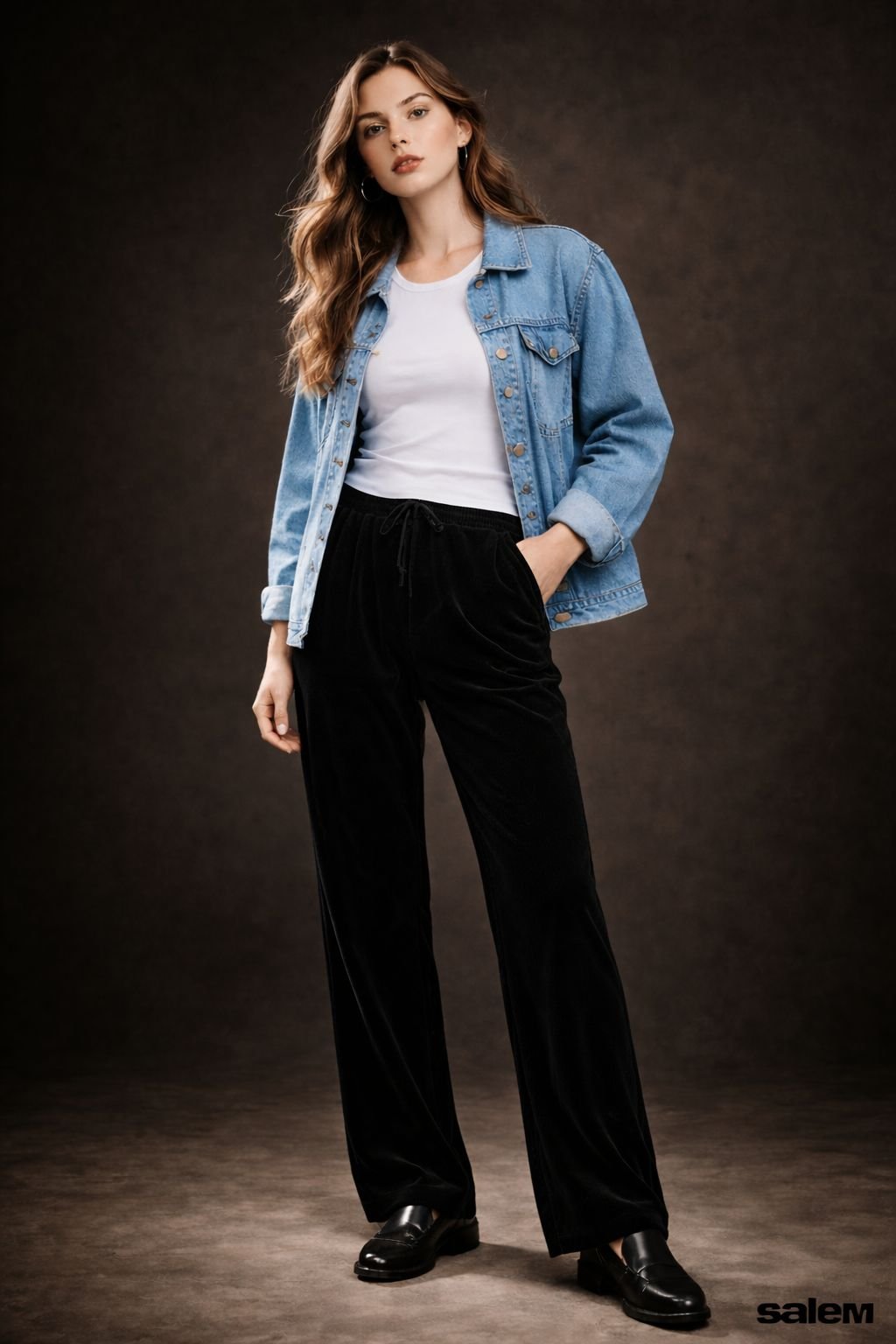 Calça veludo com elástico - ref: 240559 - R$ 179,90 em 6x de R$ 29,98