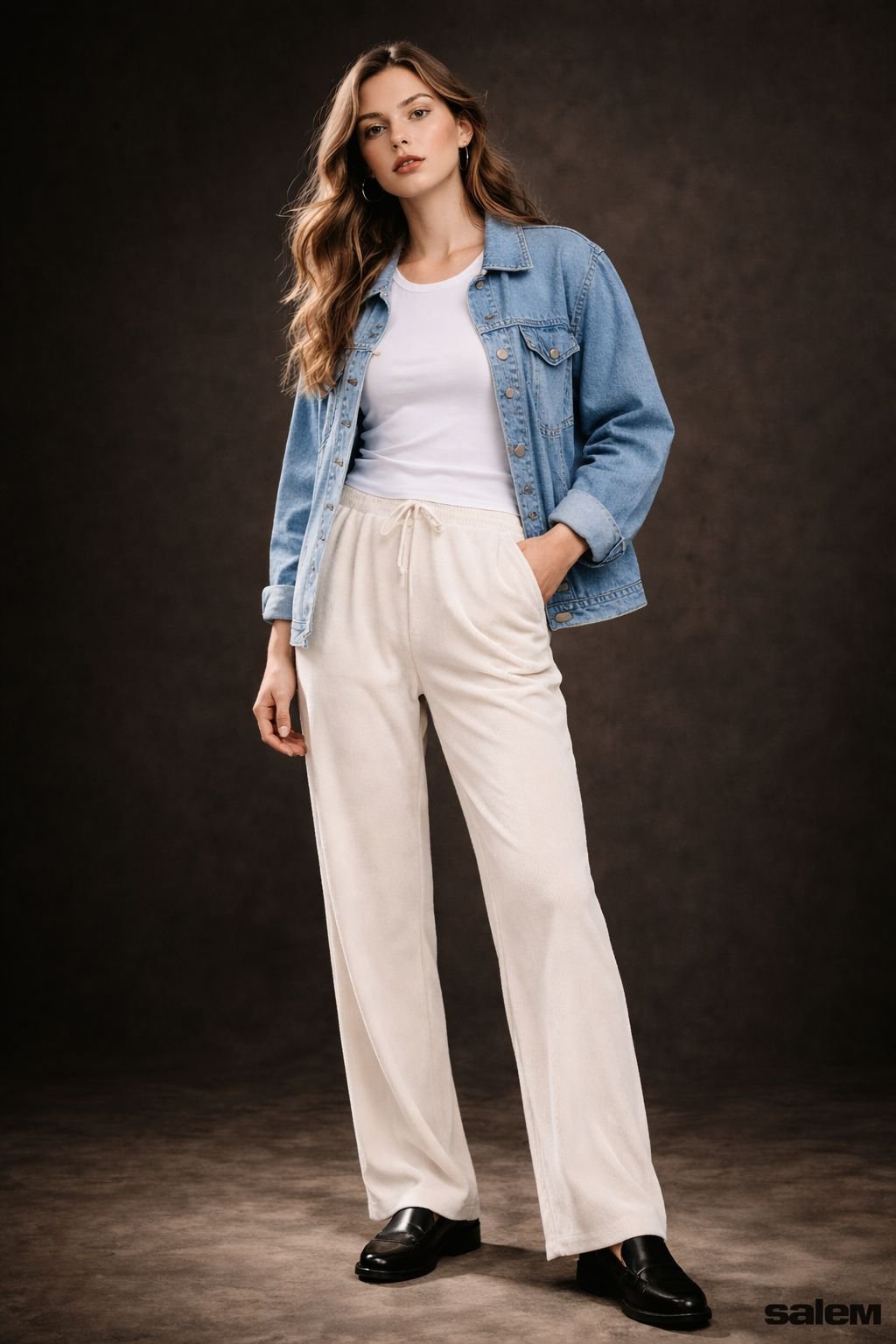 Calça veludo com elástico - ref: 240559 - R$ 179,90 em 6x de R$ 29,98
