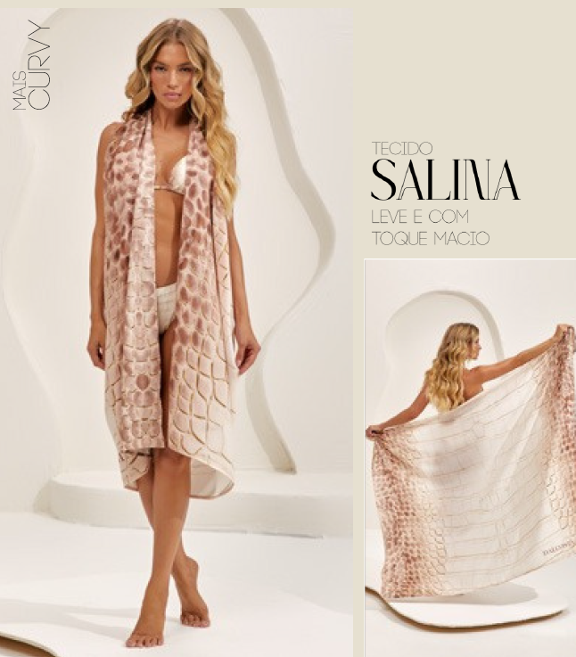 Canga pareô salinas - ref: 202698 - R$ 289,90 em 6x de R$ 48,32