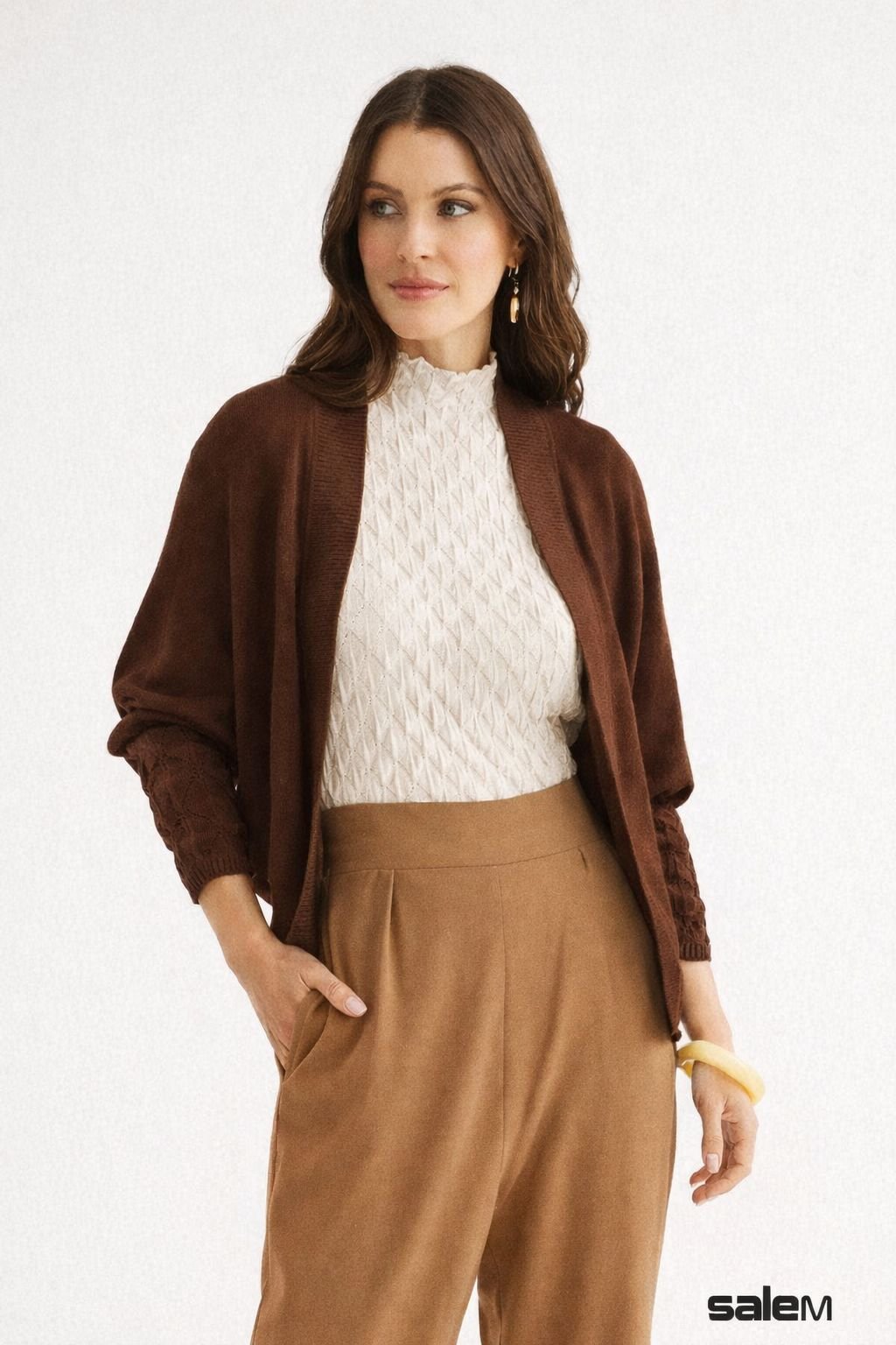 Casaqueto linha ponto favo - ref: 1013846 - R$ 689,90 em 6x de R$ 114,98