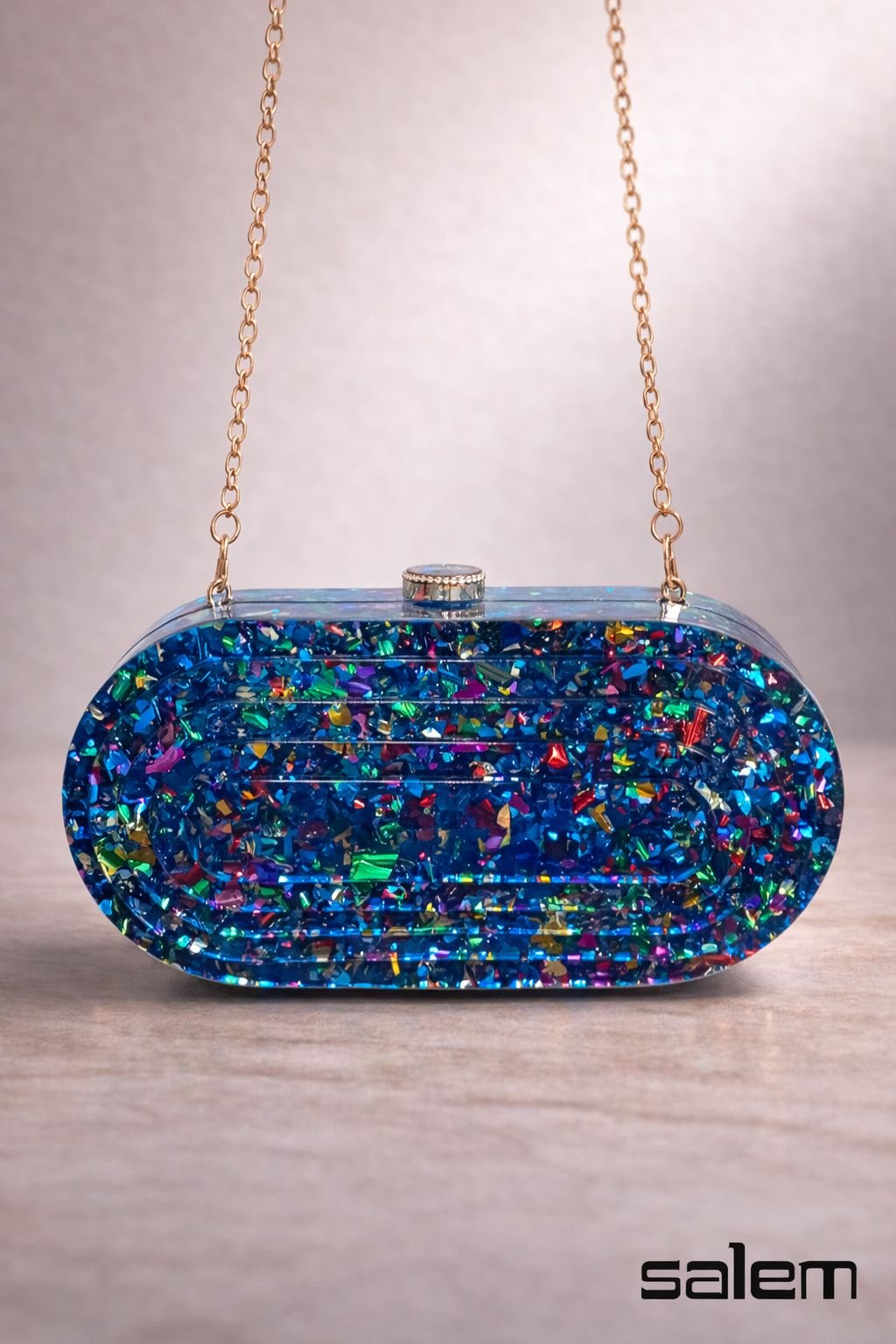 Clutch marmorizado confete - ref: Y0103 - R$ 499,90 em 6x de R$ 83,32