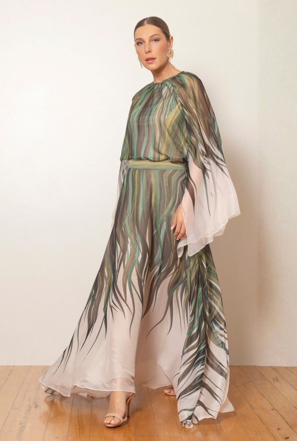 Conjunto seda cachecour estampada - ref: 2353.4376 - R$ 2.999,90 em 6x de R$ 499,98