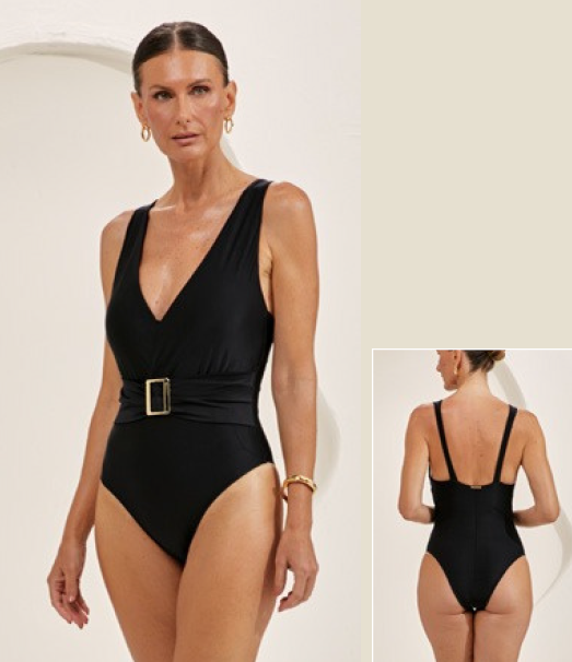 Maiô detalhe fivela - ref: 103226 - R$ 559,90 em 6x de R$93,32 