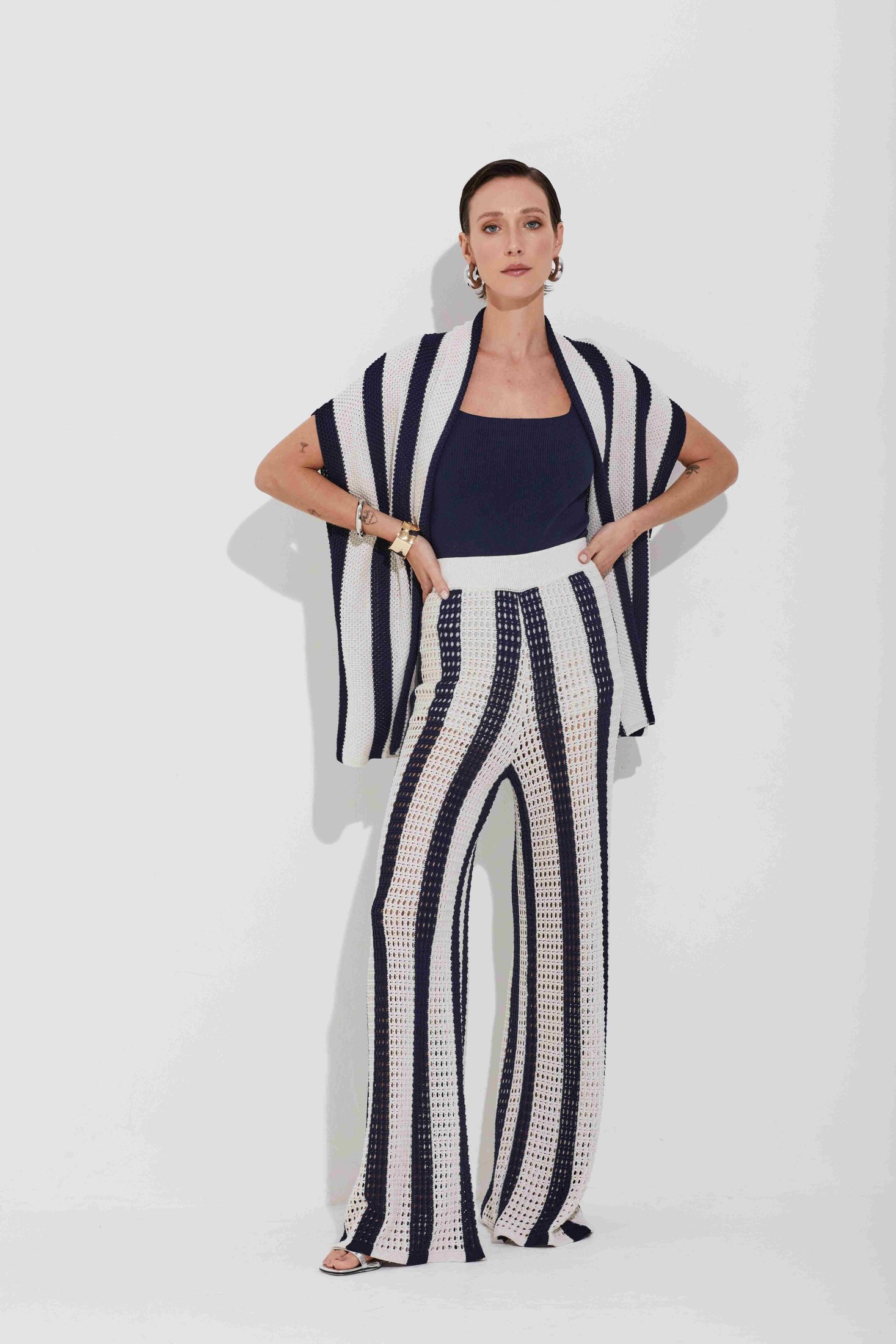 Regata tricot Viviane Furrier - ref: 212190  - R$ 322,90 em 6x de R$ 53,82