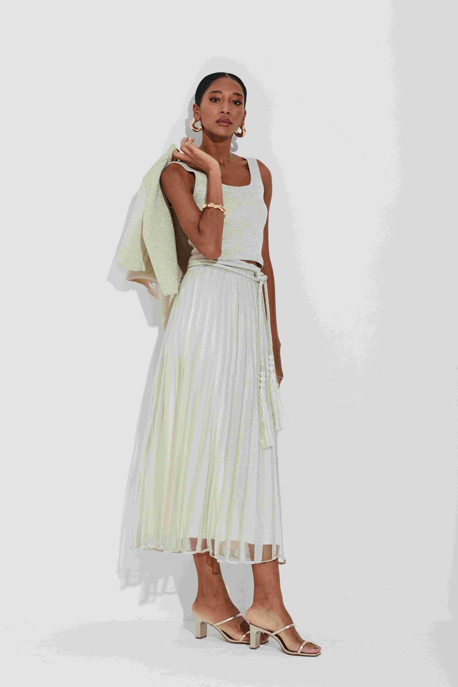 Top tricot lurex Vivane Furrier - ref: 212690 - R$ 499,90 em 6x de R$ 83,32