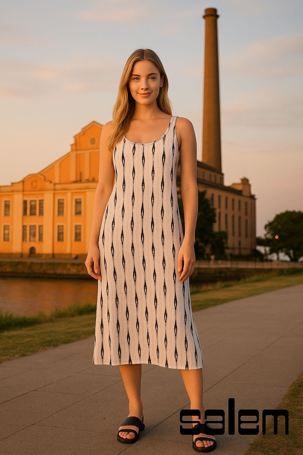 Vestido malha estampada - ref: 5211506 - R$ 249,90 em 6x de R$ 41,65