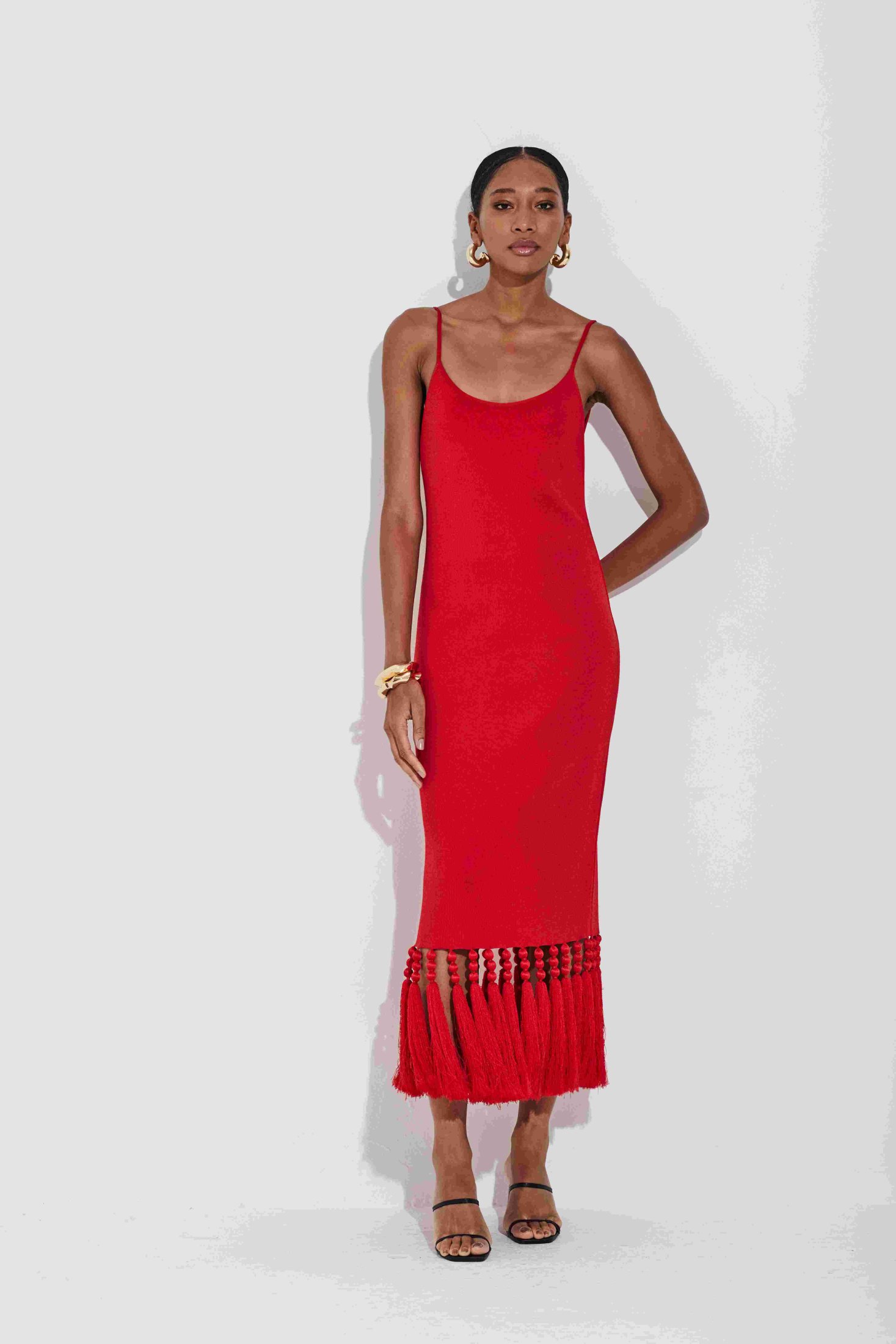 Vestido Tricot Barra Franjas Viviane Furrier - Ref 211850  - R$ 1.599,90    (5)