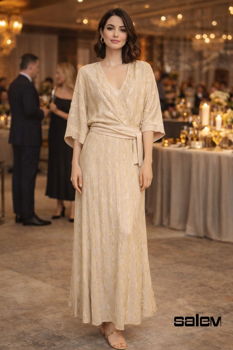 Vestido tricot tela Viviane Furrier - ref: 211180 - R$ 1.269,90 em 6x de R$ 211,65 + Blusa tricot tela Viviane Furrier - ref:  211260 - R$ 799,90 em 6x de R$ 133,32 