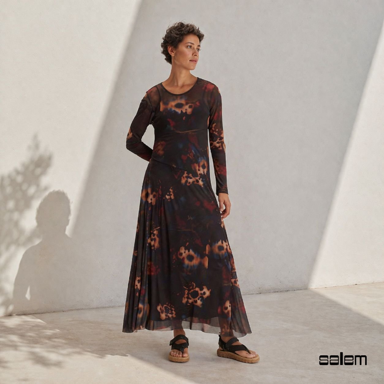 Vestido tule floral com anágua - ref: 540931 - R$ 629,90 em 6x de R$ 104,98