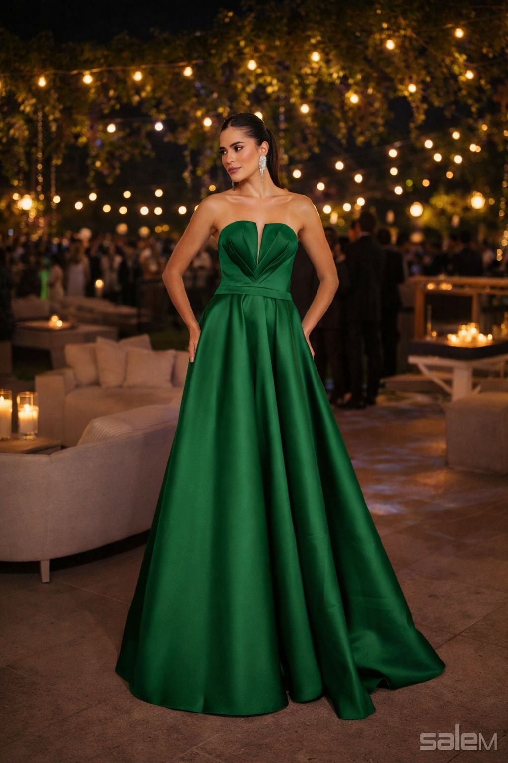 Vestido zebeline tomara que caia com cinto - ref: 005816 - R$ 999,90 em 6x de R$ 166,65