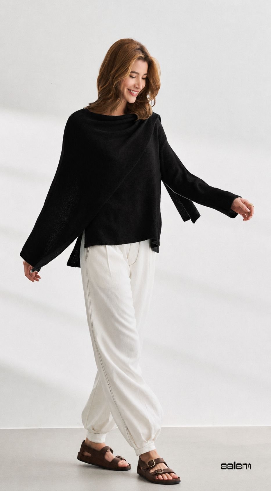 Tricot Detalhe Nas Mangas Com Sobreposição - Ref 1013838 - R$ 529,90  (5)