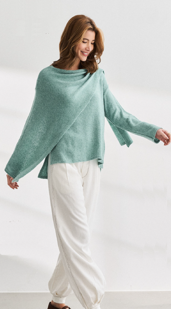 tricot detalhe nas mangas com sobreposição - ref: 1013838 - R$ 529,90 em 6x de R$ 88,32